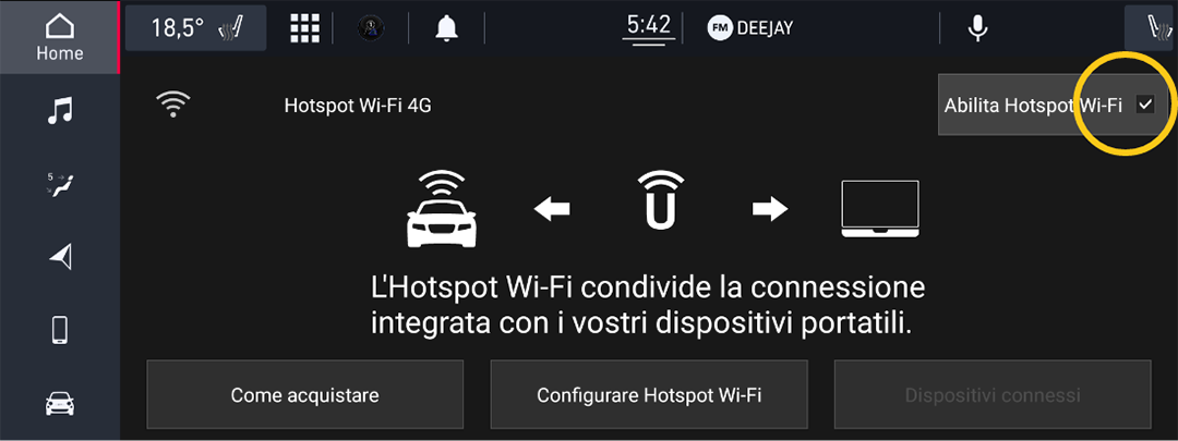 Fiat Enable Wi-Fi